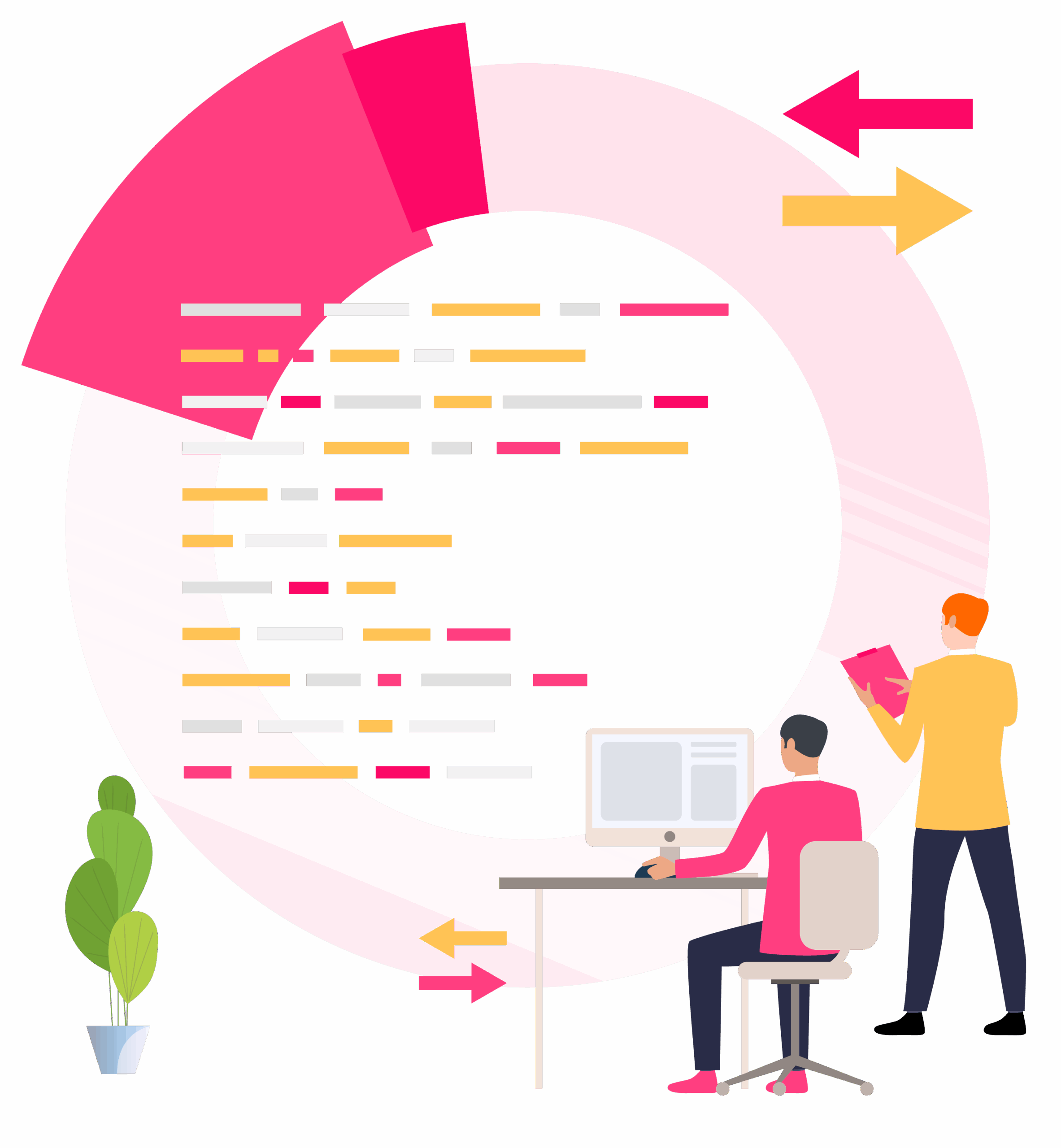 two guys doing data cleansing